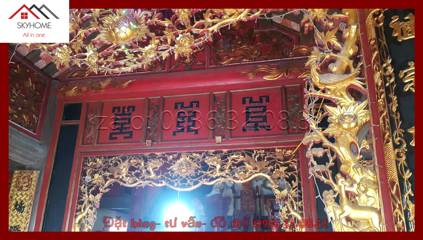 Hoành phi gỗ phòng thờ chữ Phụ nguyên đường